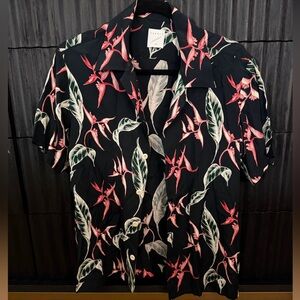 Sandro Black Button-Up Shirt